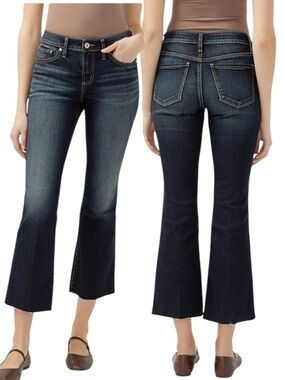 Silver Jeans Suki Kick Flare Indigo Luxe Stretch W31 L27 Curvy Fit